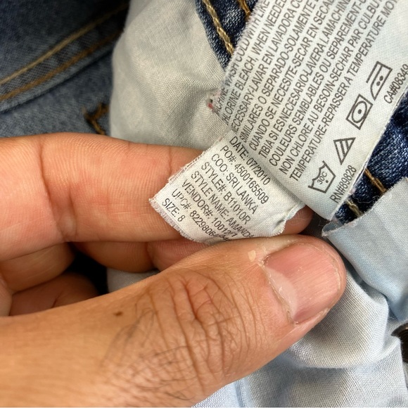 Gloria Vanderbilt Amanda jeans medium wash size 8 short - Picture 9 of 11